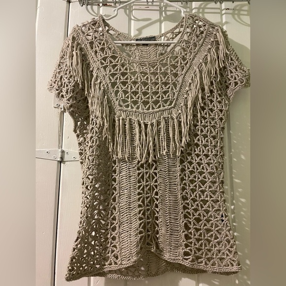Metric crochet sheer top-medium NWOT - Picture 1 of 9